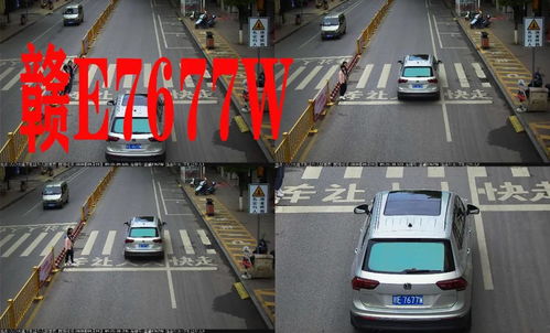 上饶万年交警曝光违规车主 监控记录一目了然